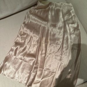 Aritzia silk skirt